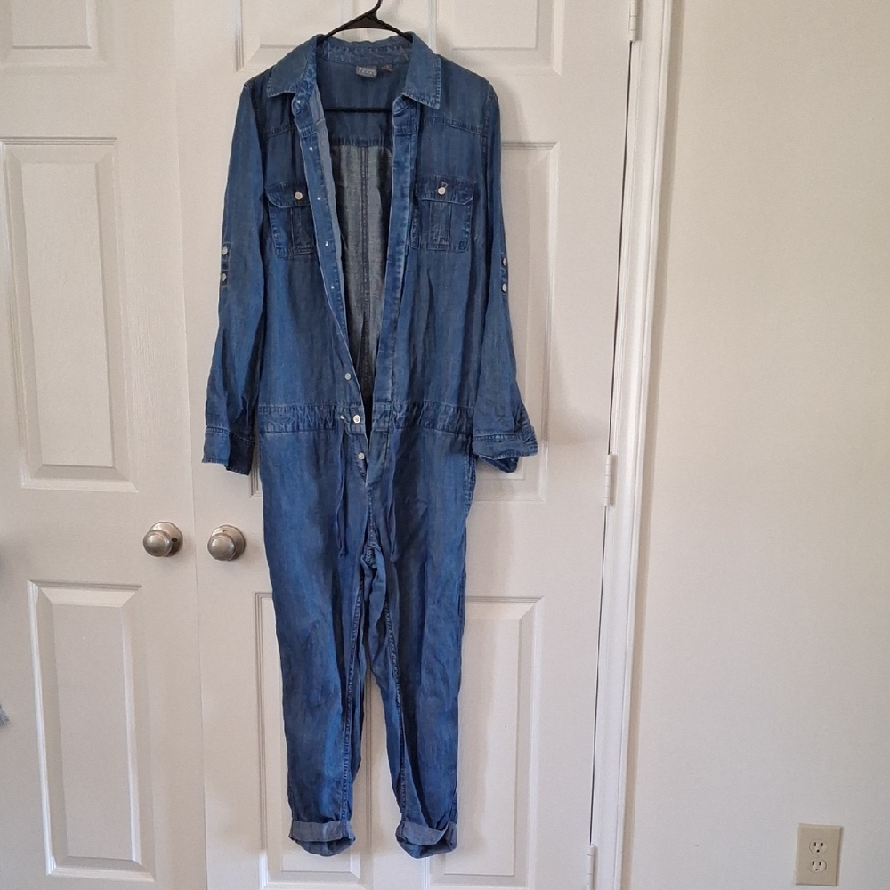 Women's Blue Denim Jumpsuit
